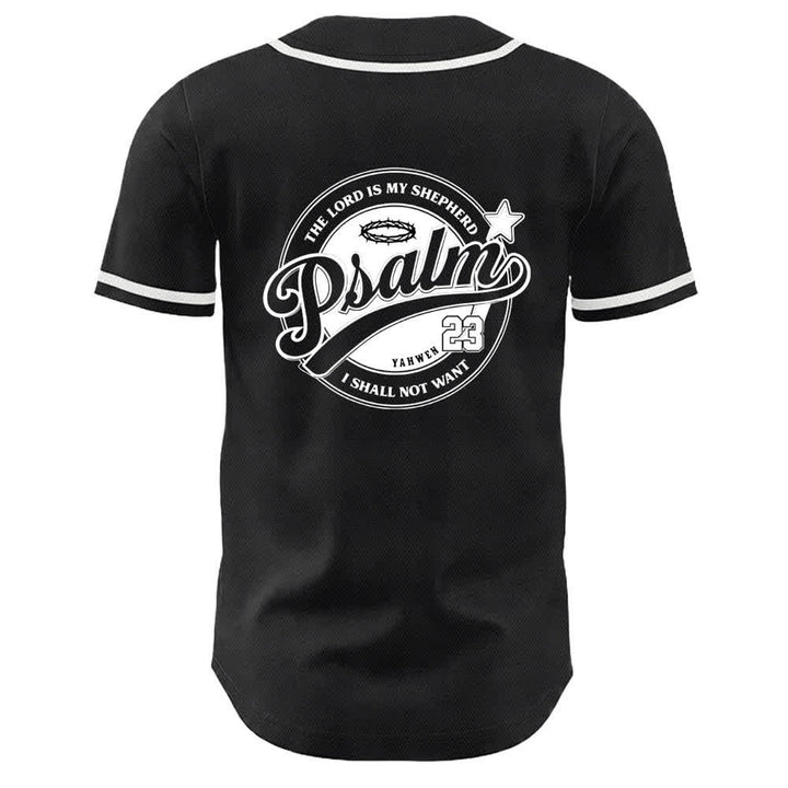 Christianartworkshop Psalm 23 The Lord Is My Shepherd Unisex Baseball Jersey - image 10