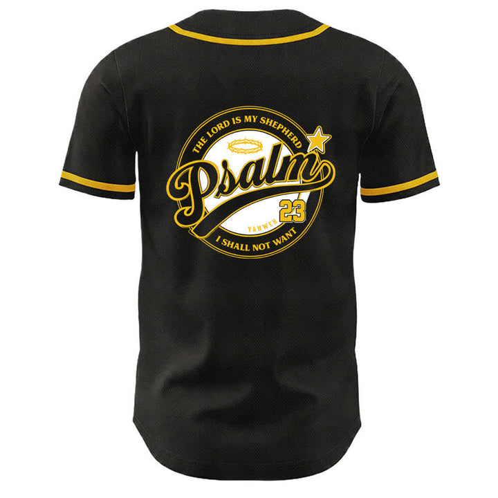 Christianartworkshop Psalm 23 The Lord Is My Shepherd Unisex Baseball Jersey - image 7