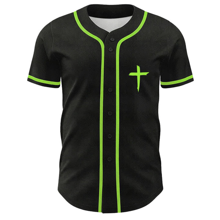 Christianartworkshop GOAT God Over All Things Simple Cross Unisex Baseball Jersey - image 17