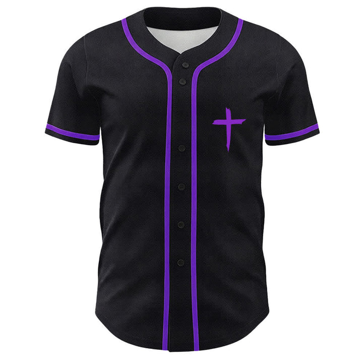 Christianartworkshop GOAT God Over All Things Simple Cross Unisex Baseball Jersey - image 20