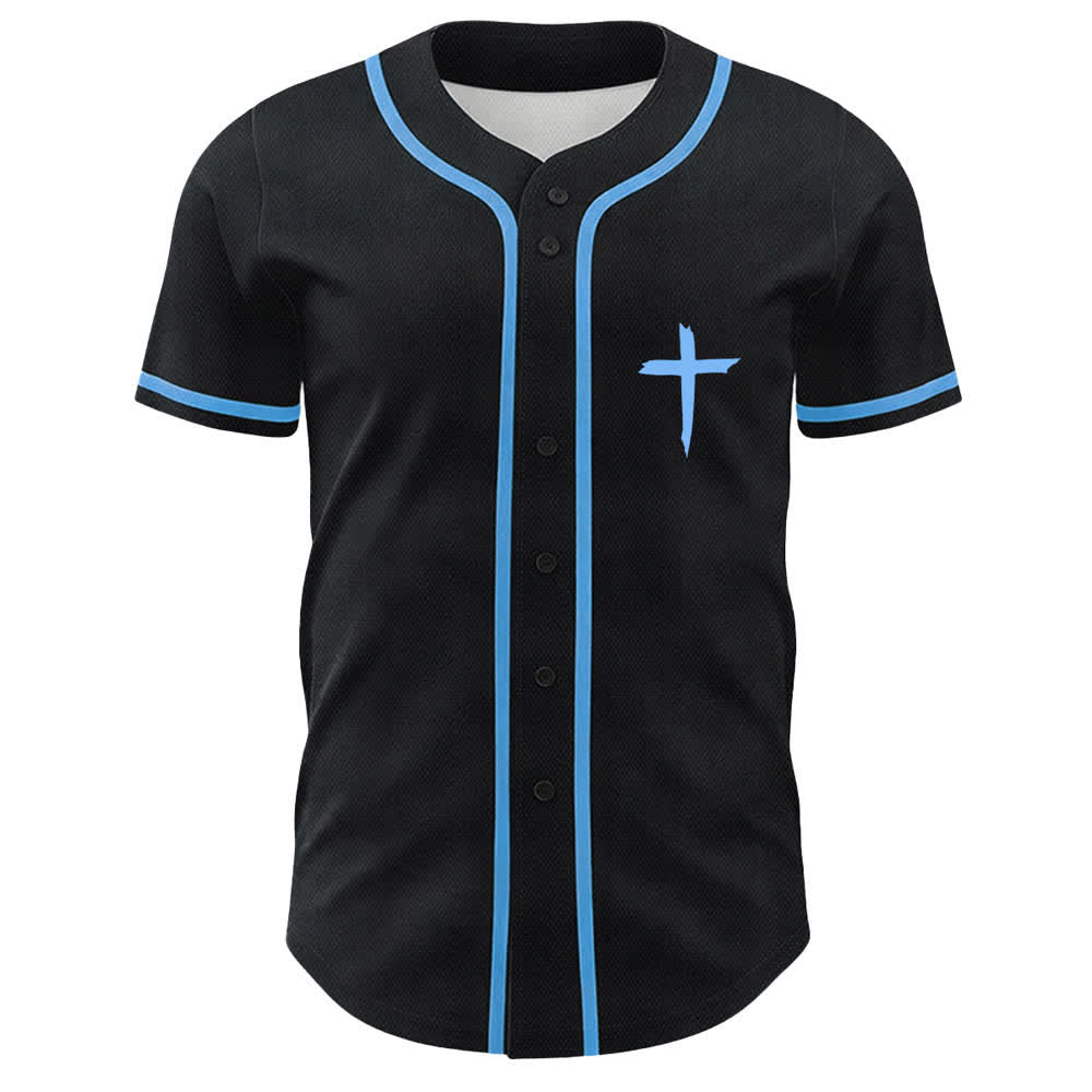Christianartworkshop GOAT God Over All Things Simple Cross Unisex Baseball Jersey - image 14