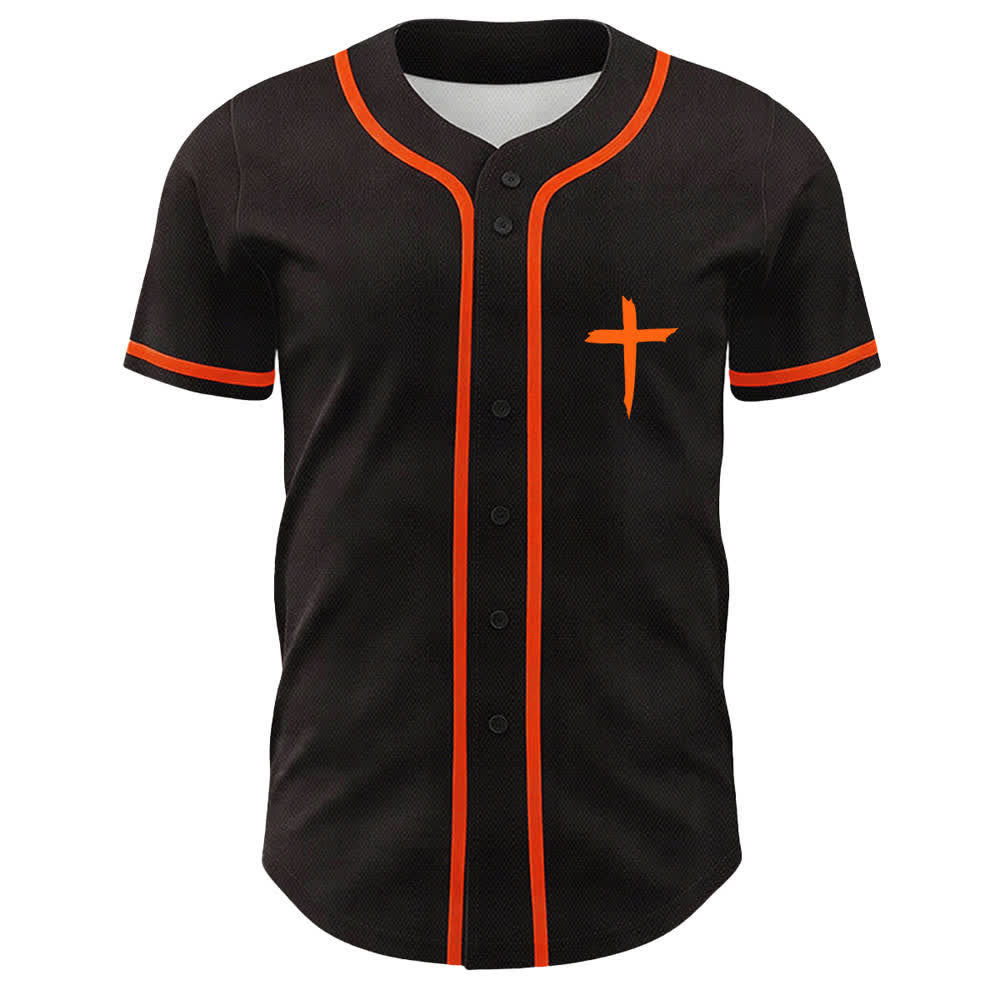 Christianartworkshop GOAT God Over All Things Simple Cross Unisex Baseball Jersey - image 11