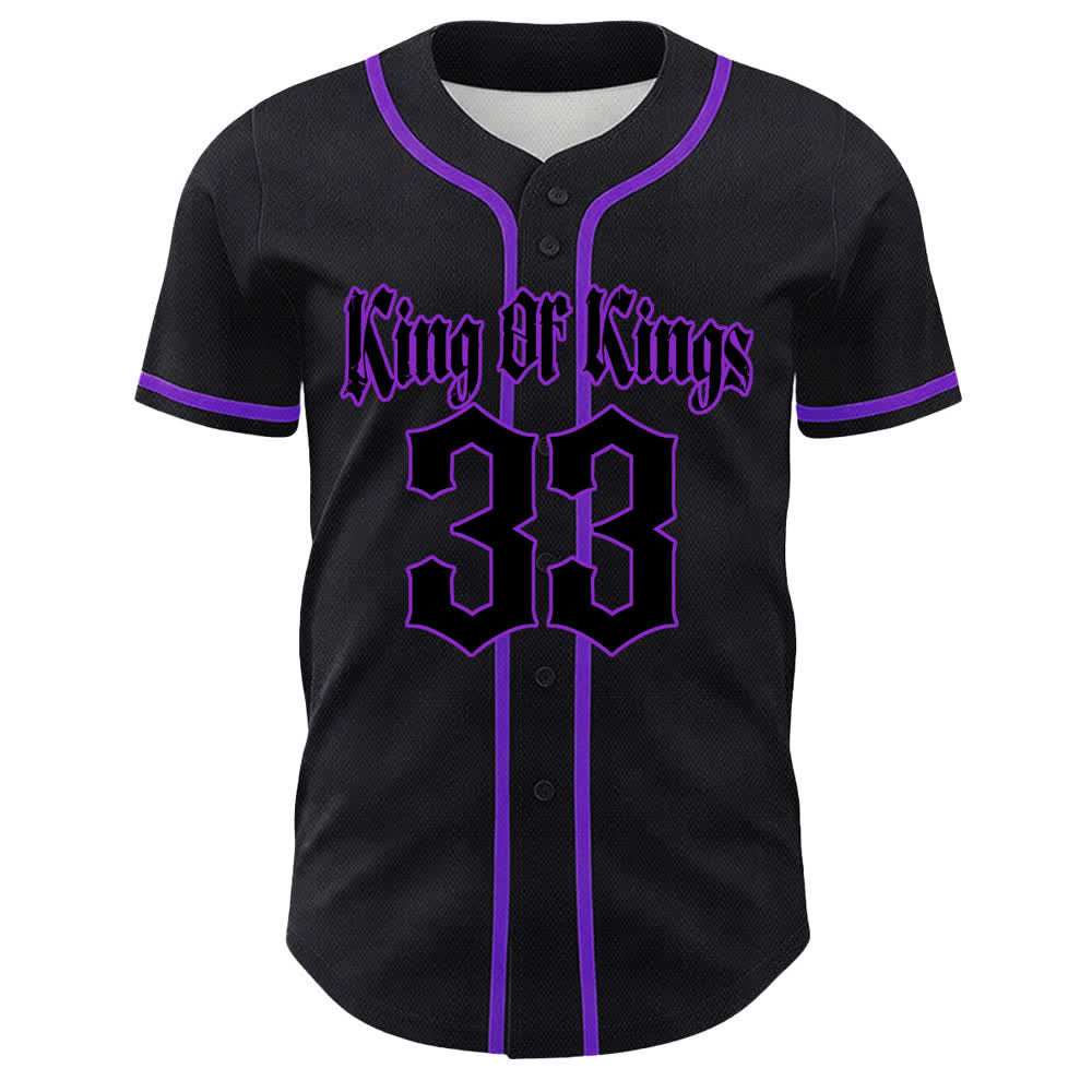 Christianartworkshop King Of Kings Number 33 Jesus Carrying Cross Unisex Baseball Jersey - image 19
