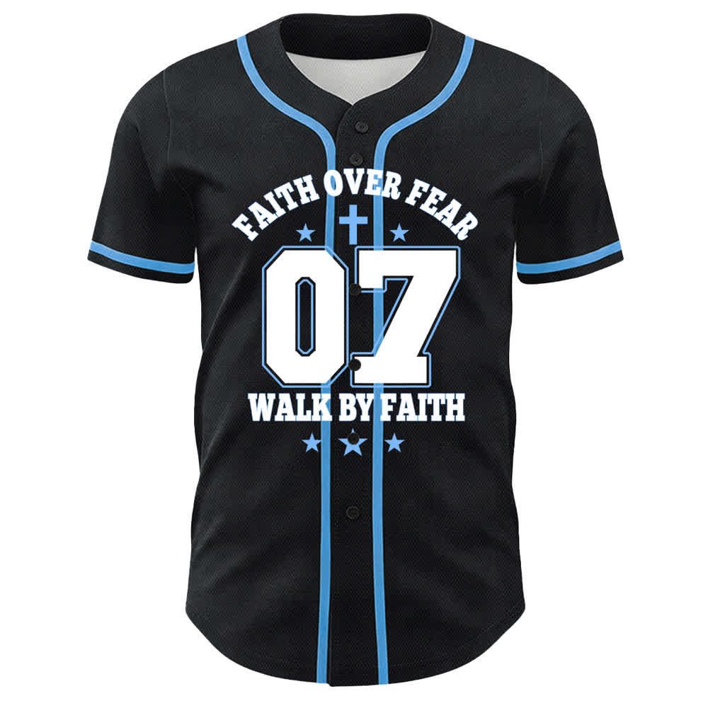 Christianartworkshop Faith Over Fear Walk By Fear Number 07 Dove Cross Unisex Baseball Jersey - image 13