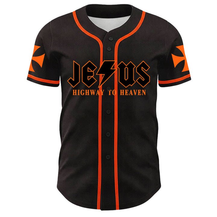 Christianartworkshop Jesus Highway To Heaven Lion Of Judah Unisex Baseball Jersey - image 11