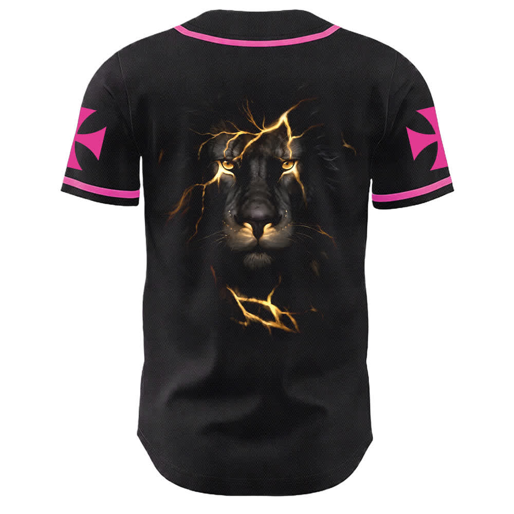 Christianartworkshop Jesus Highway To Heaven Lion Of Judah Unisex Baseball Jersey - image 22
