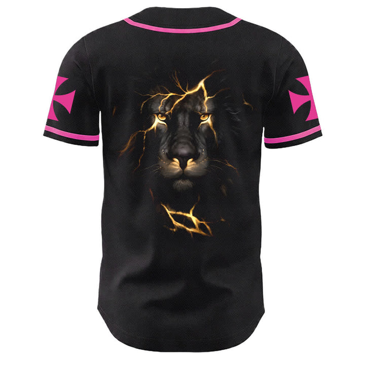 Christianartworkshop Jesus Highway To Heaven Lion Of Judah Unisex Baseball Jersey - image 22