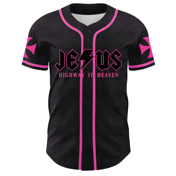 Christianartworkshop Jesus Highway To Heaven Lion Of Judah Unisex Baseball Jersey - image 23