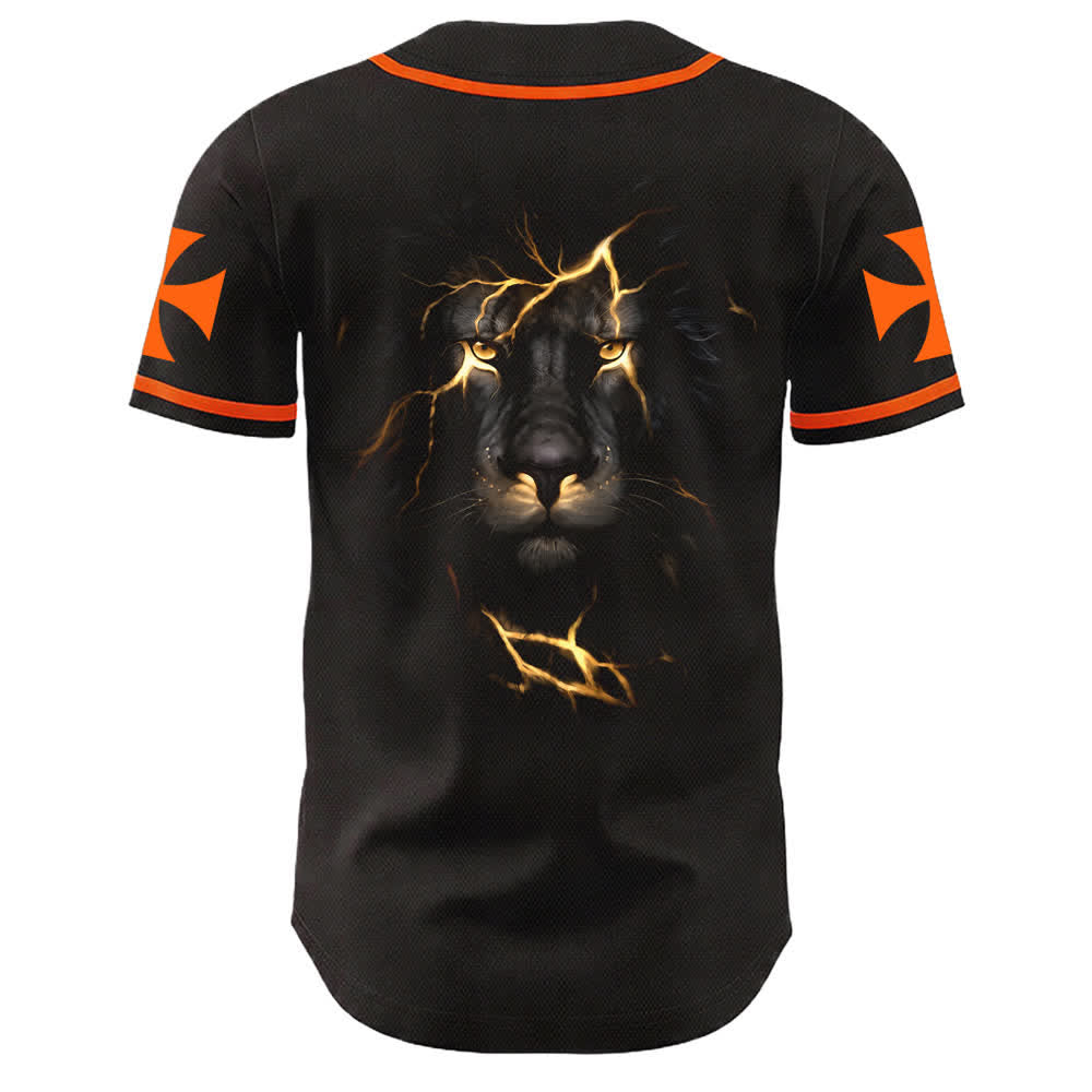 Christianartworkshop Jesus Highway To Heaven Lion Of Judah Unisex Baseball Jersey - image 10