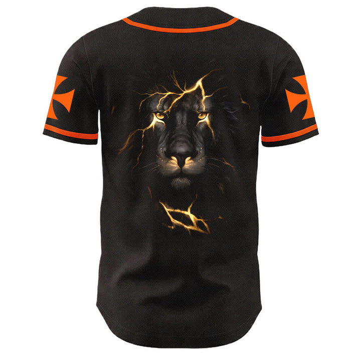 Christianartworkshop Jesus Highway To Heaven Lion Of Judah Unisex Baseball Jersey - image 10