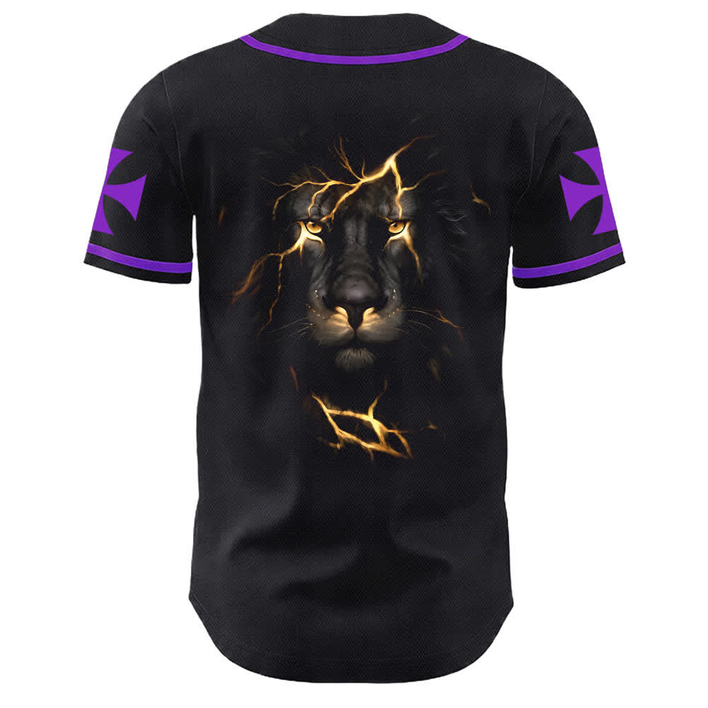 Christianartworkshop Jesus Highway To Heaven Lion Of Judah Unisex Baseball Jersey - image 19