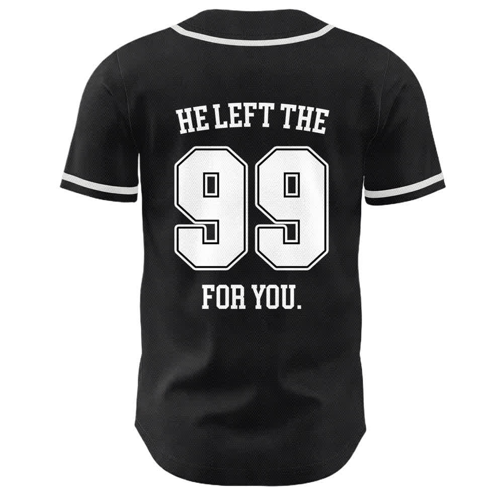 Christianartworkshop Jesus He Left The 99 For You Unisex Baseball Jersey - image 8