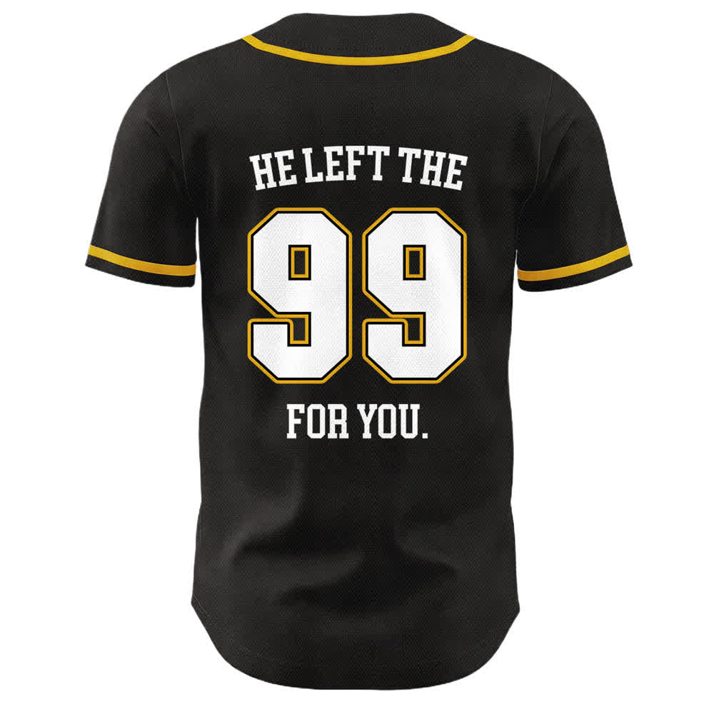 Christianartworkshop Jesus He Left The 99 For You Unisex Baseball Jersey - image 2