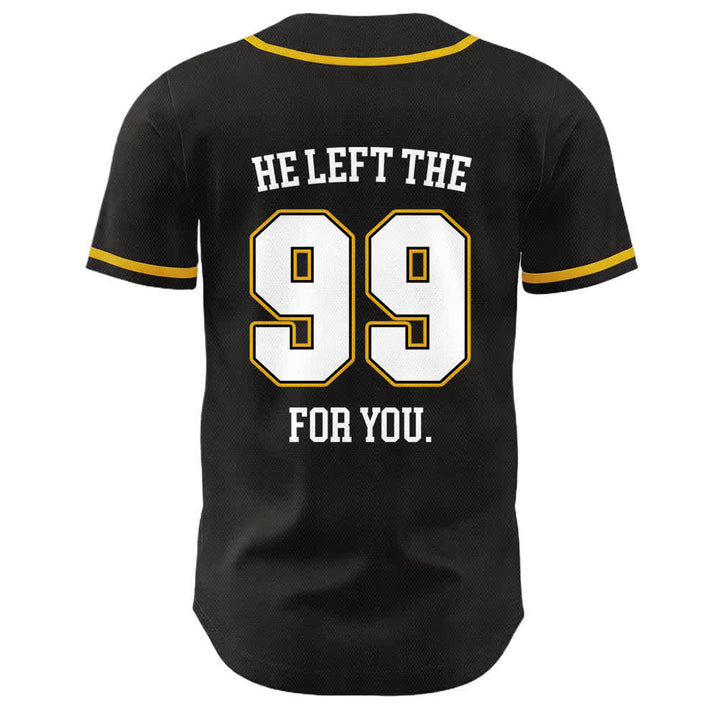 Christianartworkshop Jesus He Left The 99 For You Unisex Baseball Jersey - image 2
