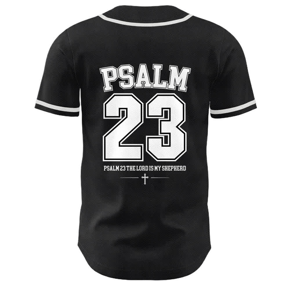 Christianartworkshop Jesus Psalm 23 The Lord Is My Shepherd Unisex Baseball Jersey - image 7