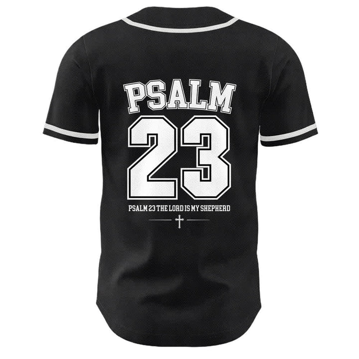 Christianartworkshop Jesus Psalm 23 The Lord Is My Shepherd Unisex Baseball Jersey - image 7