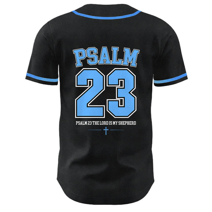 Christianartworkshop Jesus Psalm 23 The Lord Is My Shepherd Unisex Baseball Jersey - image 4