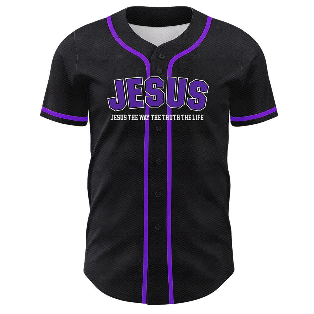 Christianartworkshop Jesus Psalm 23 The Lord Is My Shepherd Unisex Baseball Jersey - image 23