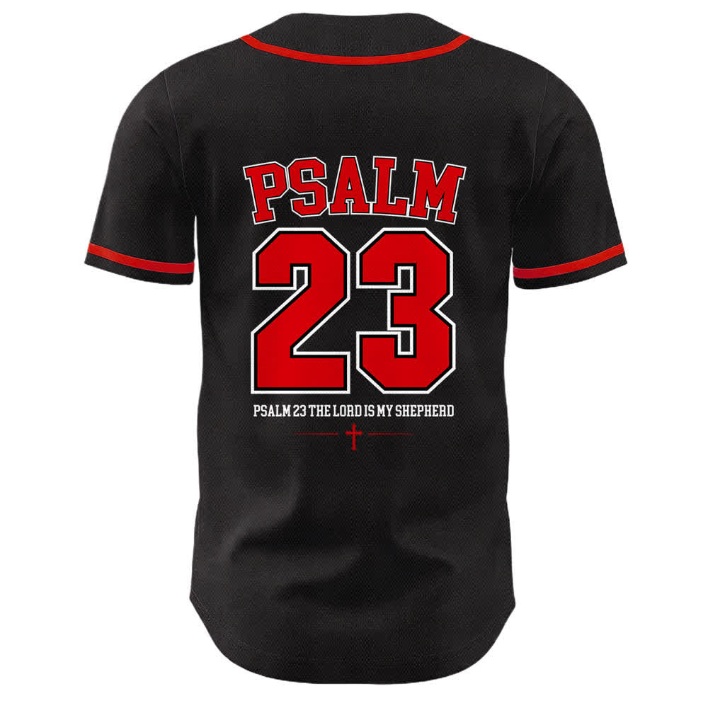 Christianartworkshop Jesus Psalm 23 The Lord Is My Shepherd Unisex Baseball Jersey - image 13
