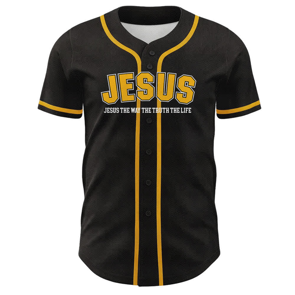 Christianartworkshop Jesus Psalm 23 The Lord Is My Shepherd Unisex Baseball Jersey - image 2