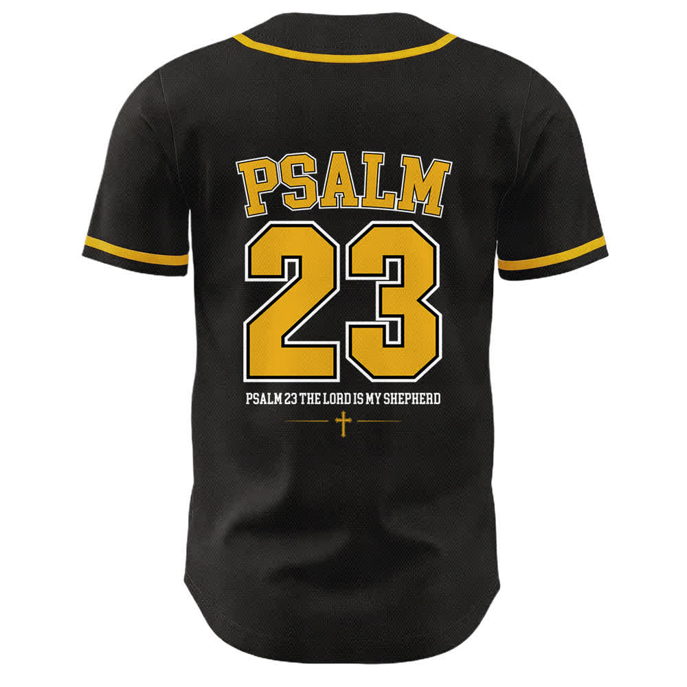 Christianartworkshop Jesus Psalm 23 The Lord Is My Shepherd Unisex Baseball Jersey - image 1