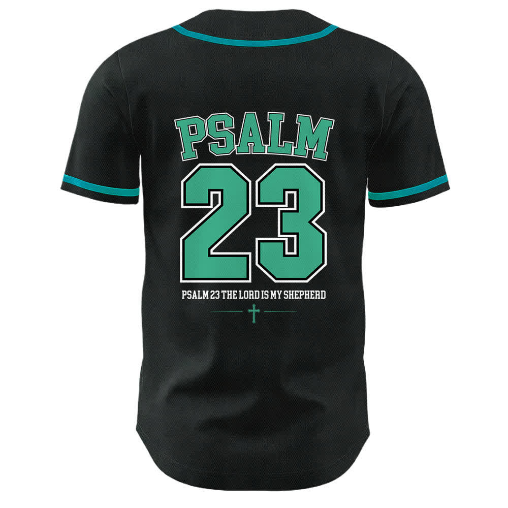 Christianartworkshop Jesus Psalm 23 The Lord Is My Shepherd Unisex Baseball Jersey - image 25