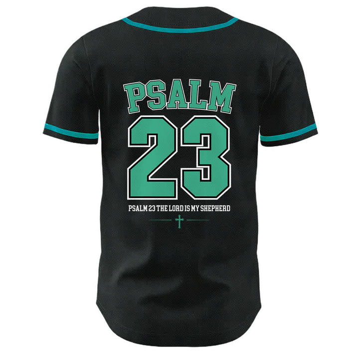 Christianartworkshop Jesus Psalm 23 The Lord Is My Shepherd Unisex Baseball Jersey - image 25