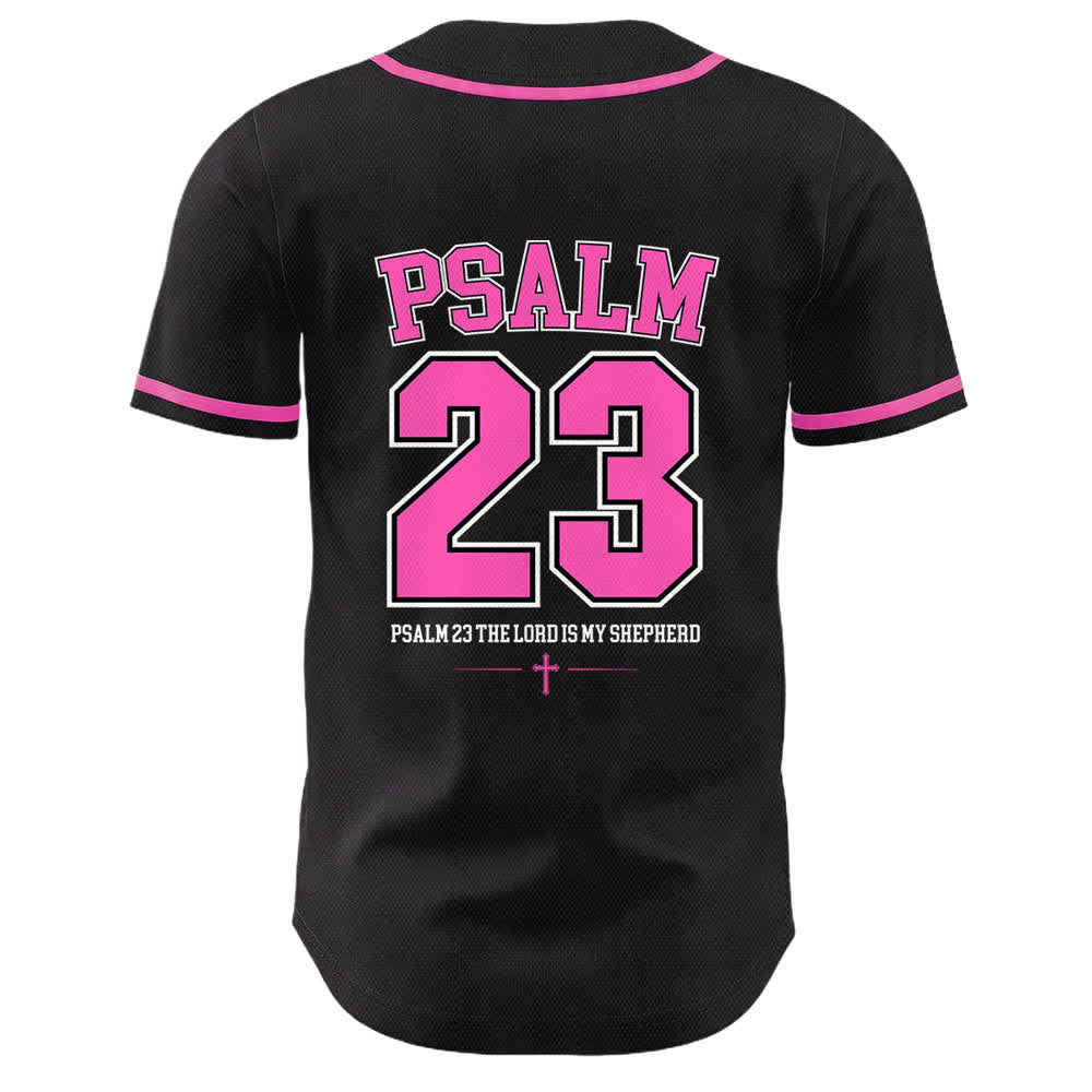 Christianartworkshop Jesus Psalm 23 The Lord Is My Shepherd Unisex Baseball Jersey - image 10