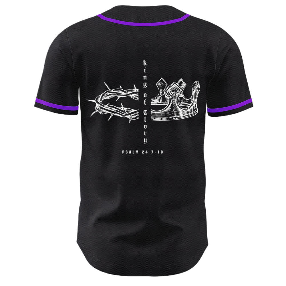 Christianartworkshop Yahweh 24 King Of Glory Psalm 24 Unisex Baseball Jersey - image 23