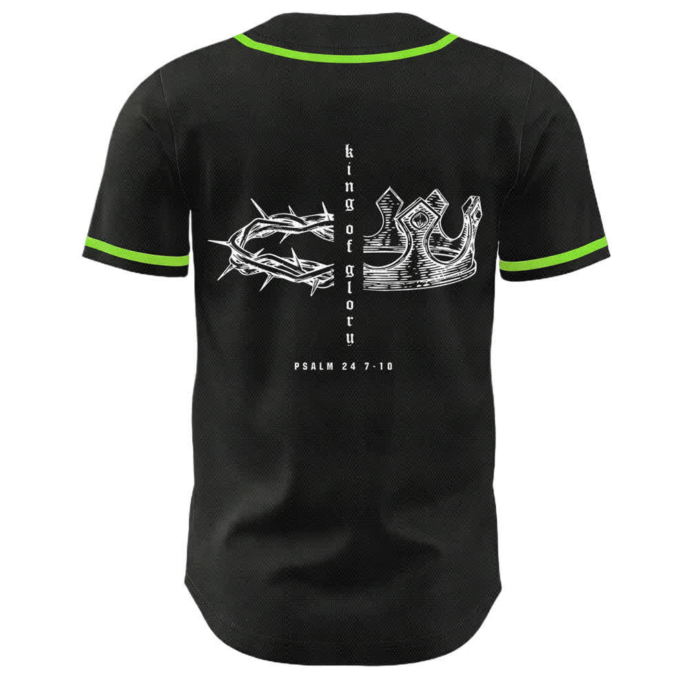 Christianartworkshop Yahweh 24 King Of Glory Psalm 24 Unisex Baseball Jersey - image 17