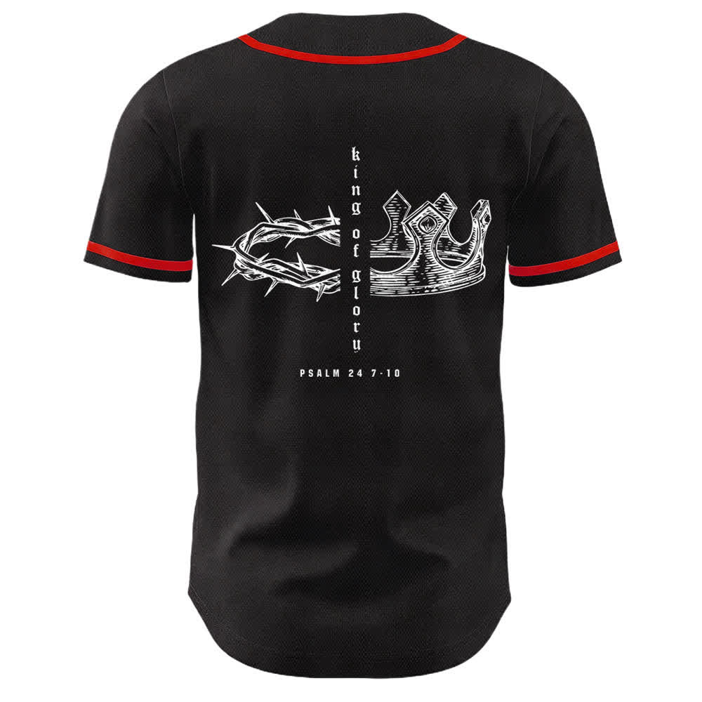 Christianartworkshop Yahweh 24 King Of Glory Psalm 24 Unisex Baseball Jersey - image 11