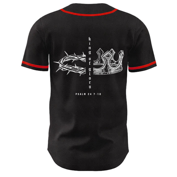 Christianartworkshop Yahweh 24 King Of Glory Psalm 24 Unisex Baseball Jersey - image 11