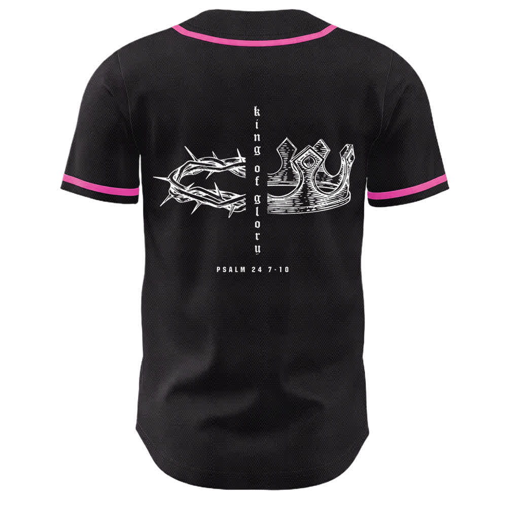 Christianartworkshop Yahweh 24 King Of Glory Psalm 24 Unisex Baseball Jersey - image 8