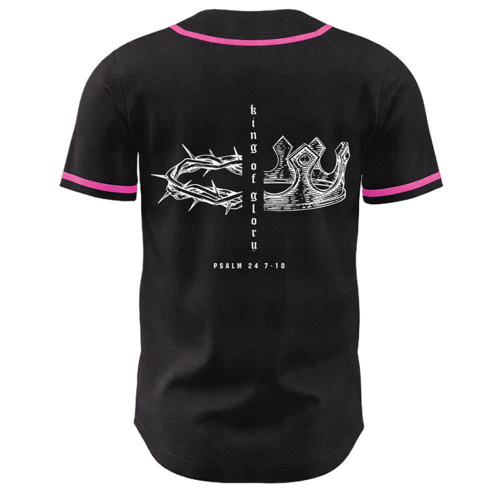 Christianartworkshop Yahweh 24 King Of Glory Psalm 24 Unisex Baseball Jersey - image 8