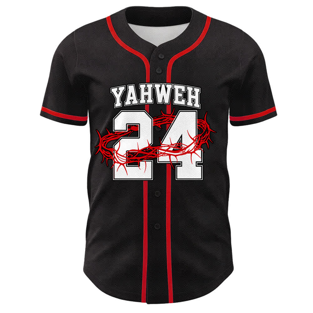 Christianartworkshop Yahweh 24 King Of Glory Psalm 24 Unisex Baseball Jersey - image 10