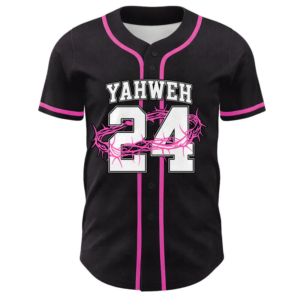 Christianartworkshop Yahweh 24 King Of Glory Psalm 24 Unisex Baseball Jersey - image 7