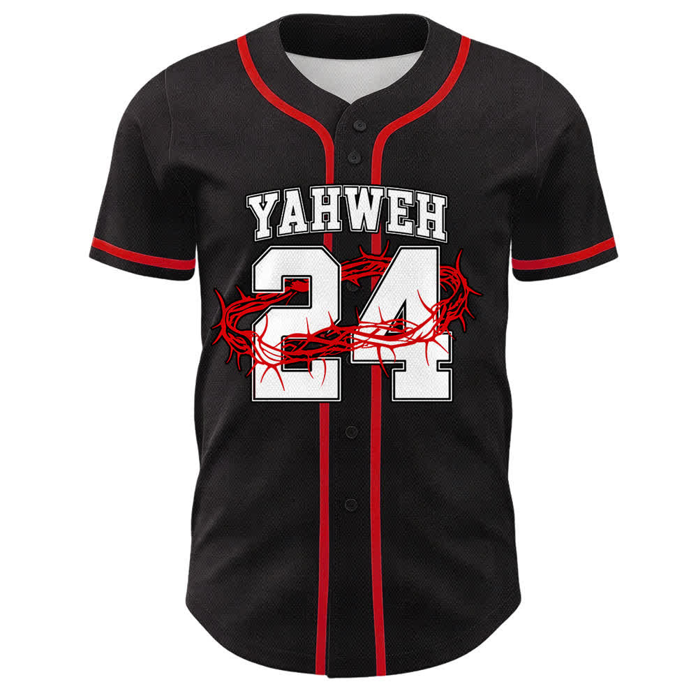 Christianartworkshop Yahweh 24 King Of Glory Psalm 24 Unisex Baseball Jersey - image 10