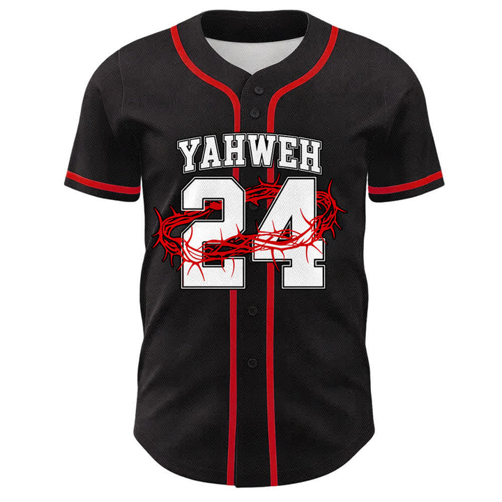 Christianartworkshop Yahweh 24 King Of Glory Psalm 24 Unisex Baseball Jersey - image 10