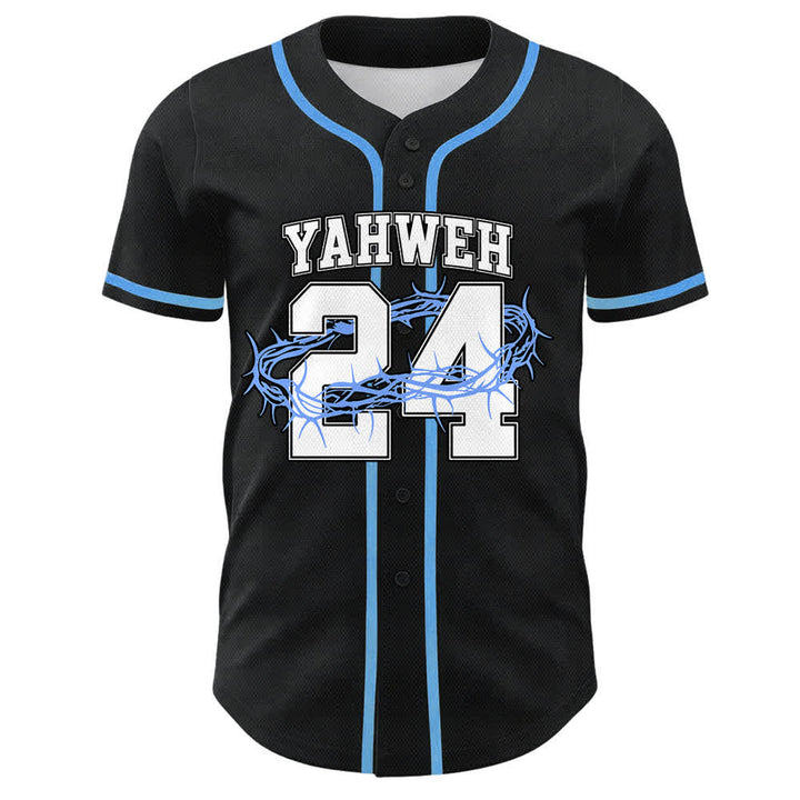 Christianartworkshop Yahweh 24 King Of Glory Psalm 24 Unisex Baseball Jersey - image 1