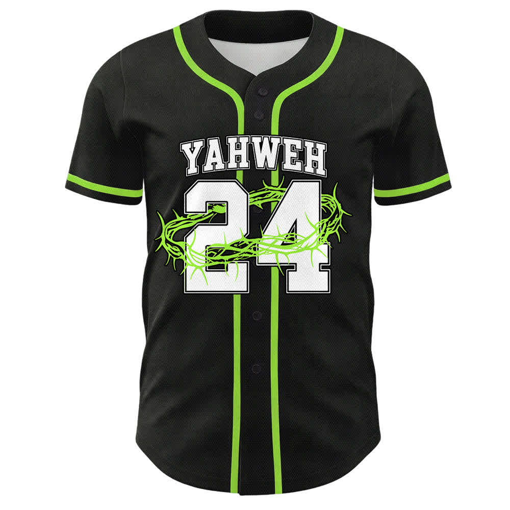 Christianartworkshop Yahweh 24 King Of Glory Psalm 24 Unisex Baseball Jersey - image 16