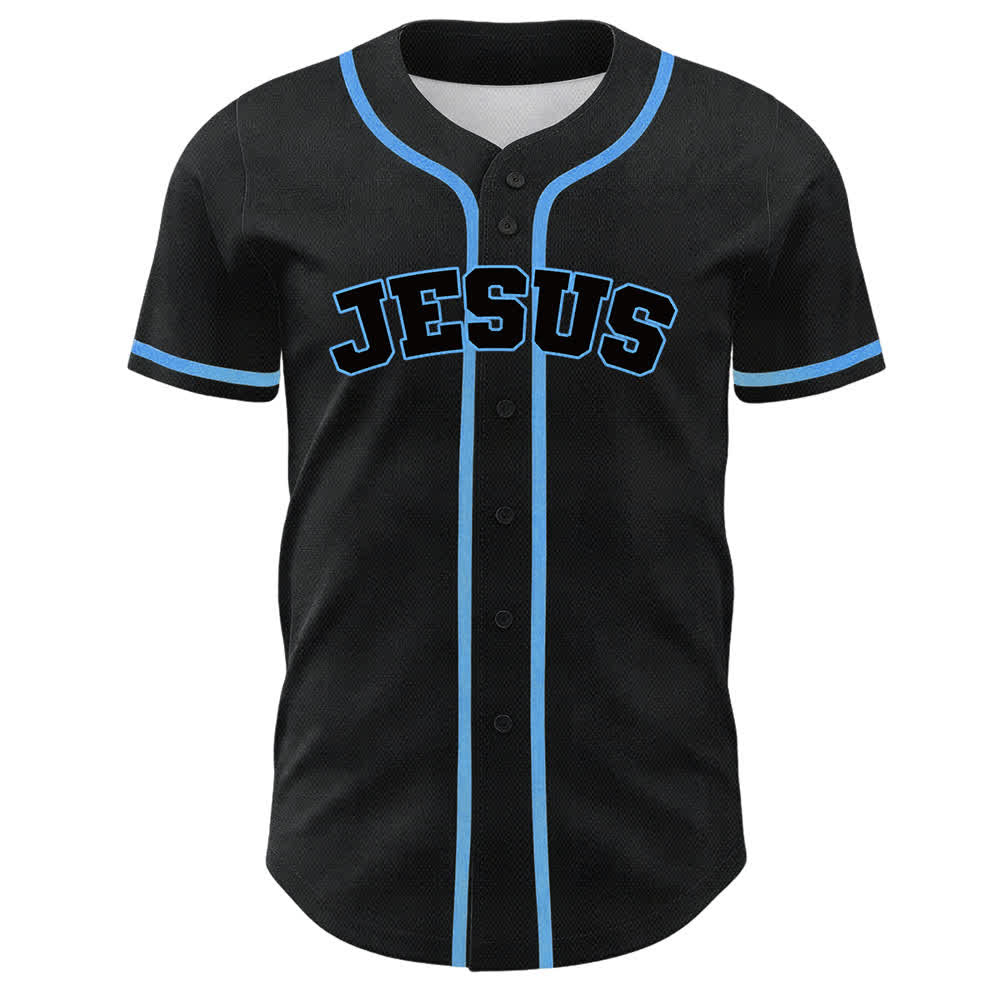 Christianartworkshop Team Jesus Number 7 Was Is Is To Come Unisex Baseball Jersey - image 2
