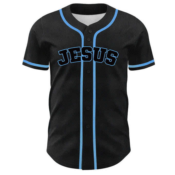 Christianartworkshop Team Jesus Number 7 Was Is Is To Come Unisex Baseball Jersey - image 2