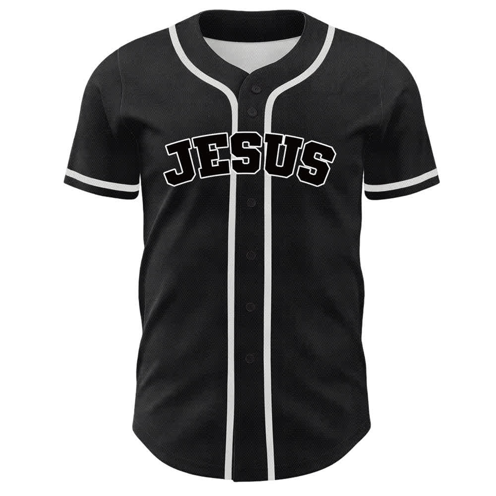 Christianartworkshop Team Jesus Number 7 Was Is Is To Come Unisex Baseball Jersey - image 8