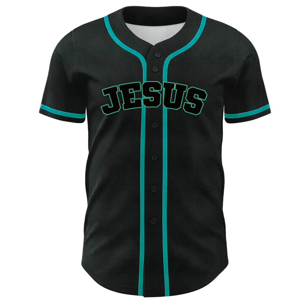 Christianartworkshop Team Jesus Number 7 Was Is Is To Come Unisex Baseball Jersey - image 26