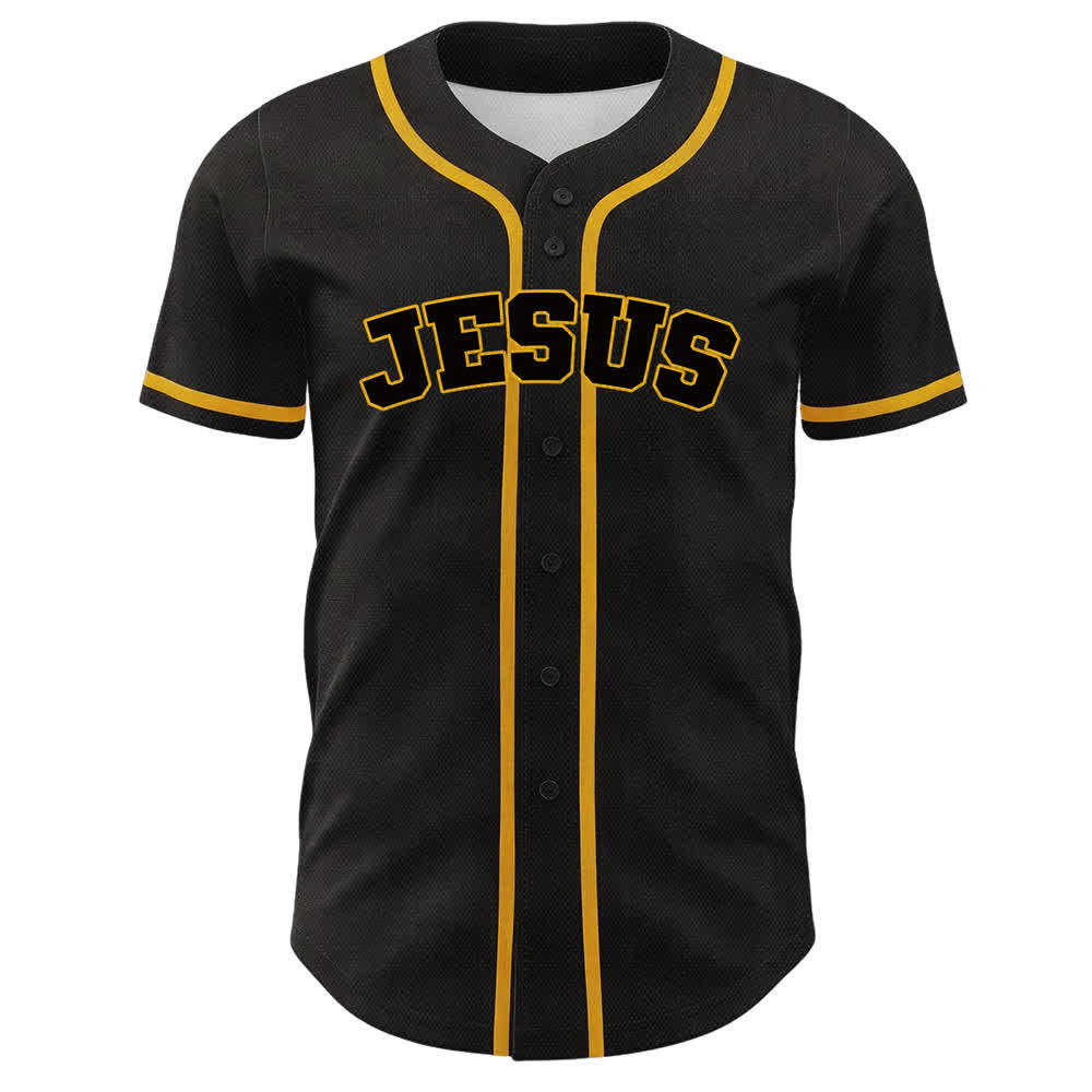 Christianartworkshop Team Jesus Number 7 Was Is Is To Come Unisex Baseball Jersey - image 5