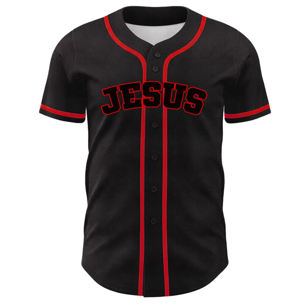 Christianartworkshop Team Jesus Number 7 Was Is Is To Come Unisex Baseball Jersey - image 14