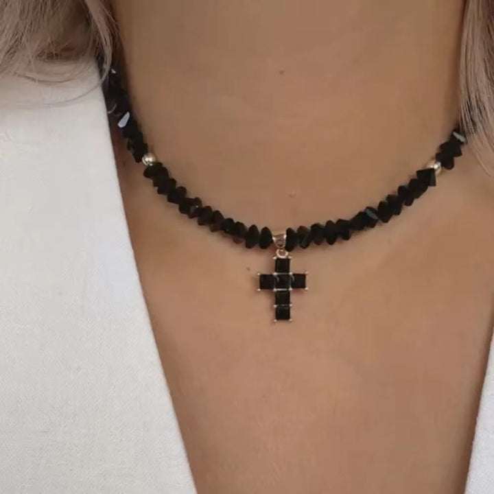 Christianartworkshop Faceted Crystal Bead Cross Charm Bracelet: Emblem of Sparkling Heavenly Blessing - image 11