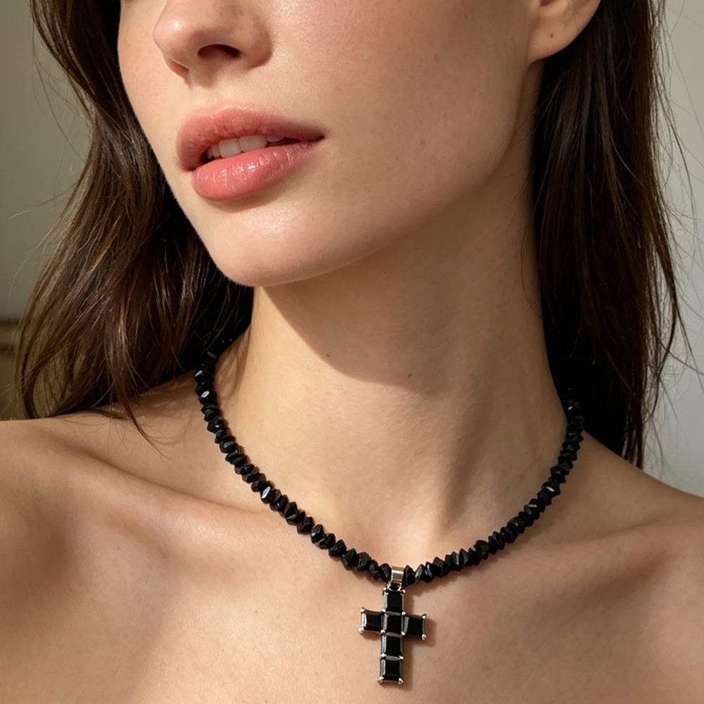 FREE Today: Faceted Crystal Bead Cross Charm Bracelet: Emblem of Sparkling Heavenly Blessing - image 12