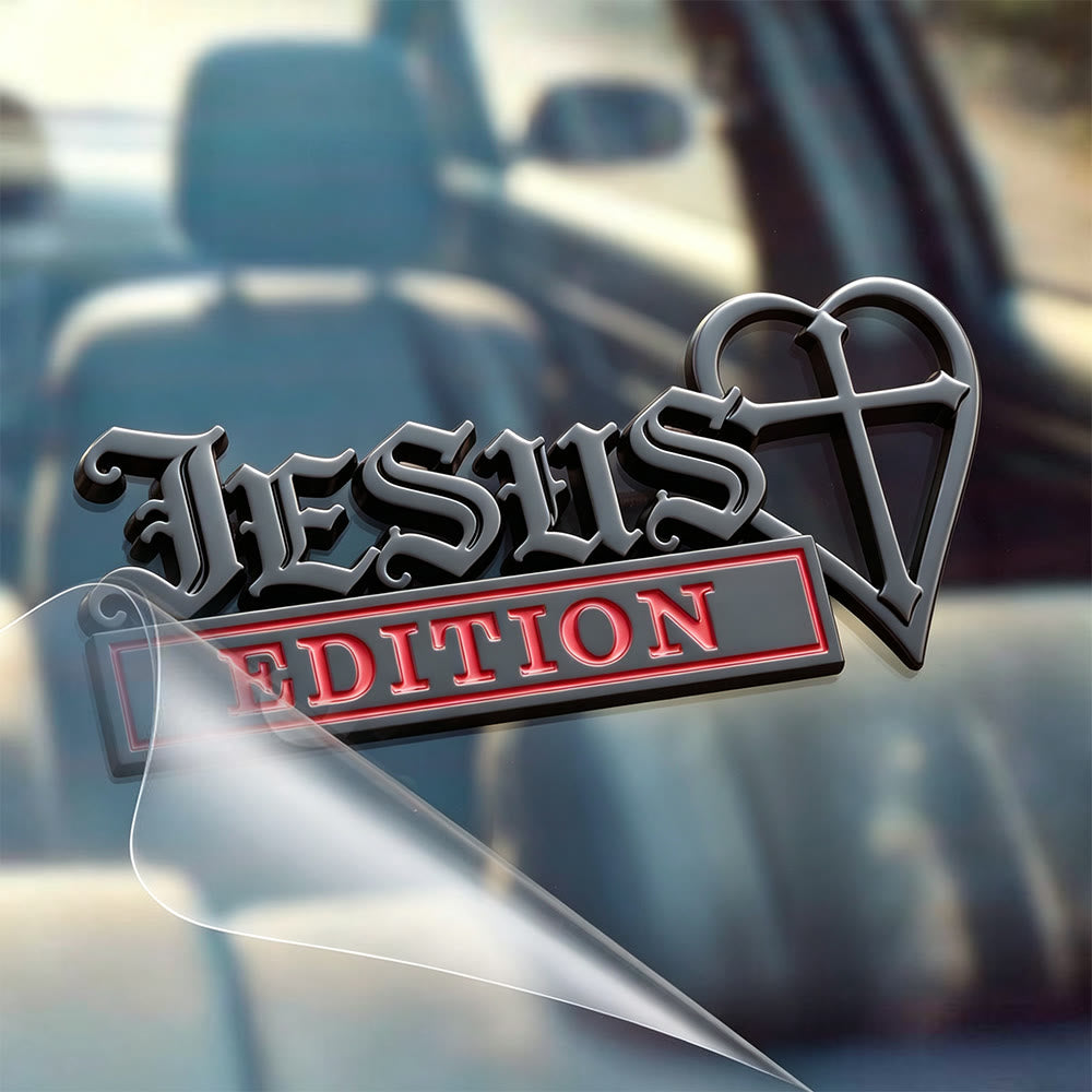 FREE Today: 3D Metal Jesus Heart Cross Car Sticker: Emblem of Firm Heavenly Conviction - image 5
