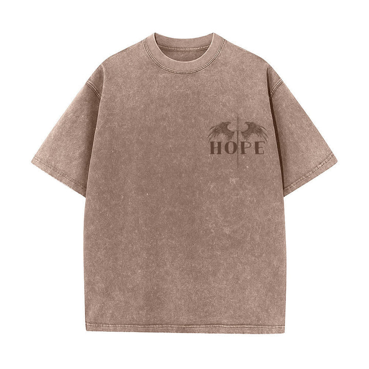 Christianartworkshop Isaiah 54:17 Wings Of Hope Washed T-Shirt - image 20